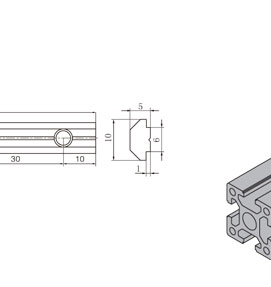 鋁型材槽條連接件技術參數